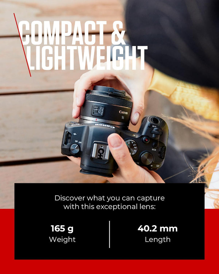 Canon Objektiv RF 16mm F2.8 STM Ultra Weitwinkel-Objektiv für Kameras der Canon EOS R Serie (Festbre