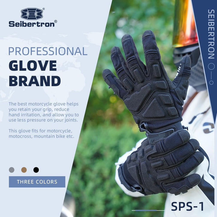 Seibertron SPS Series Motorrad Handschuhe Touchscreen – Motocross, BMX, ATV, MTB Fahrrad Handschuhe
