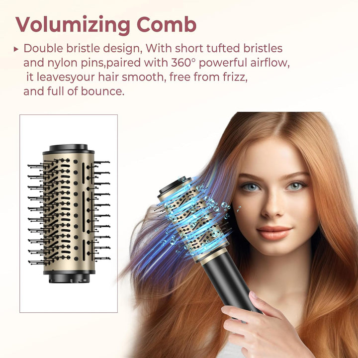 Atopskins Air styler 8 in 1 Hairstyler, 1500W Haarstyler Geräte mit 110000 RPM Motor Haartrockner, R