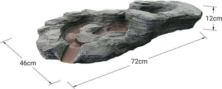 Köhko Bachlaufelement Greifenstein ohne Wasserzulauf für Ihr Garten 14007M 1 Teilig-Greifenstein-Mün