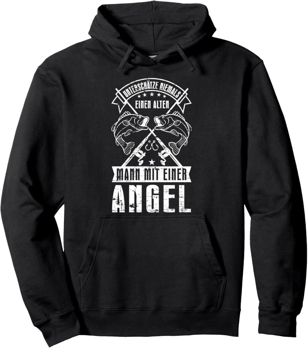Angelrute Geschenk zum Angeln Pullover Hoodie