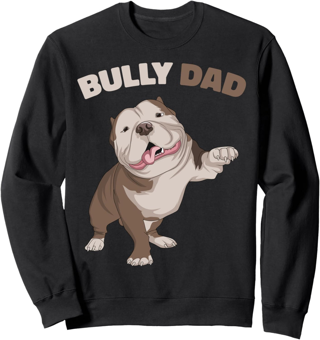 American Bully Dad Hunde Papa Hundehalter Männer Sweatshirt