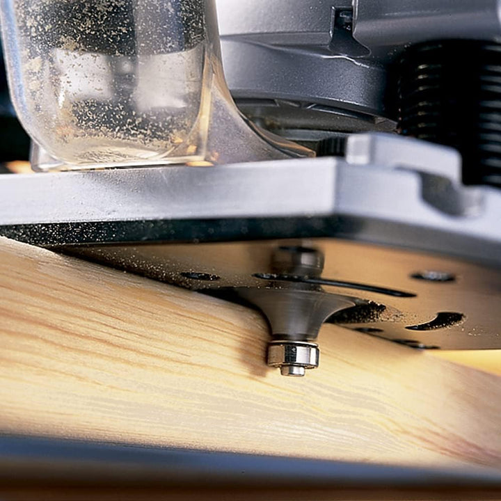 Bosch Professional Zubehör 2 608 628 472 Hohlkehlfräser 12 mm, R1 8 mm, D 16 mm, L 12,7 mm, G 54 mm