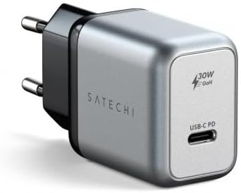 SATECHI 30W USB C PD Wandladegerät – Unterstützt Power Delivery – Für M2/M1 iPad Pro/Air, iPhone 15