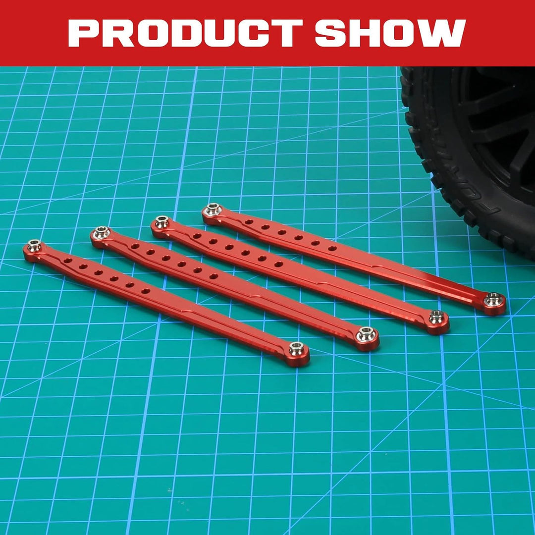 RCAWD RC Auto Chassis Link Rod,Aluminium Chassis Link Rod für 1/10 Everest Gen7 Pro und 1/10 Everest