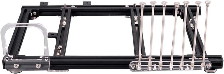 VBESTLIFE DIY Computergehäuse, Open Frame Aluminiumlegierung ATX Computer PC Gehäuse Übertaktungstes