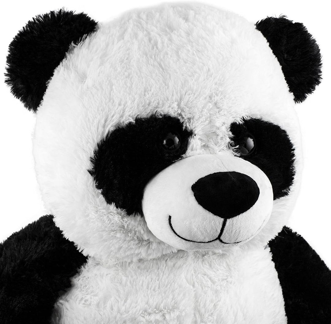 Brubaker XXL Panda 100 cm gross Stofftier Plüschtier Kuscheltier, Panda, 100 cm