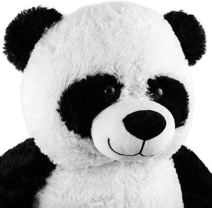 Brubaker XXL Panda 100 cm gross Stofftier Plüschtier Kuscheltier, Panda, 100 cm