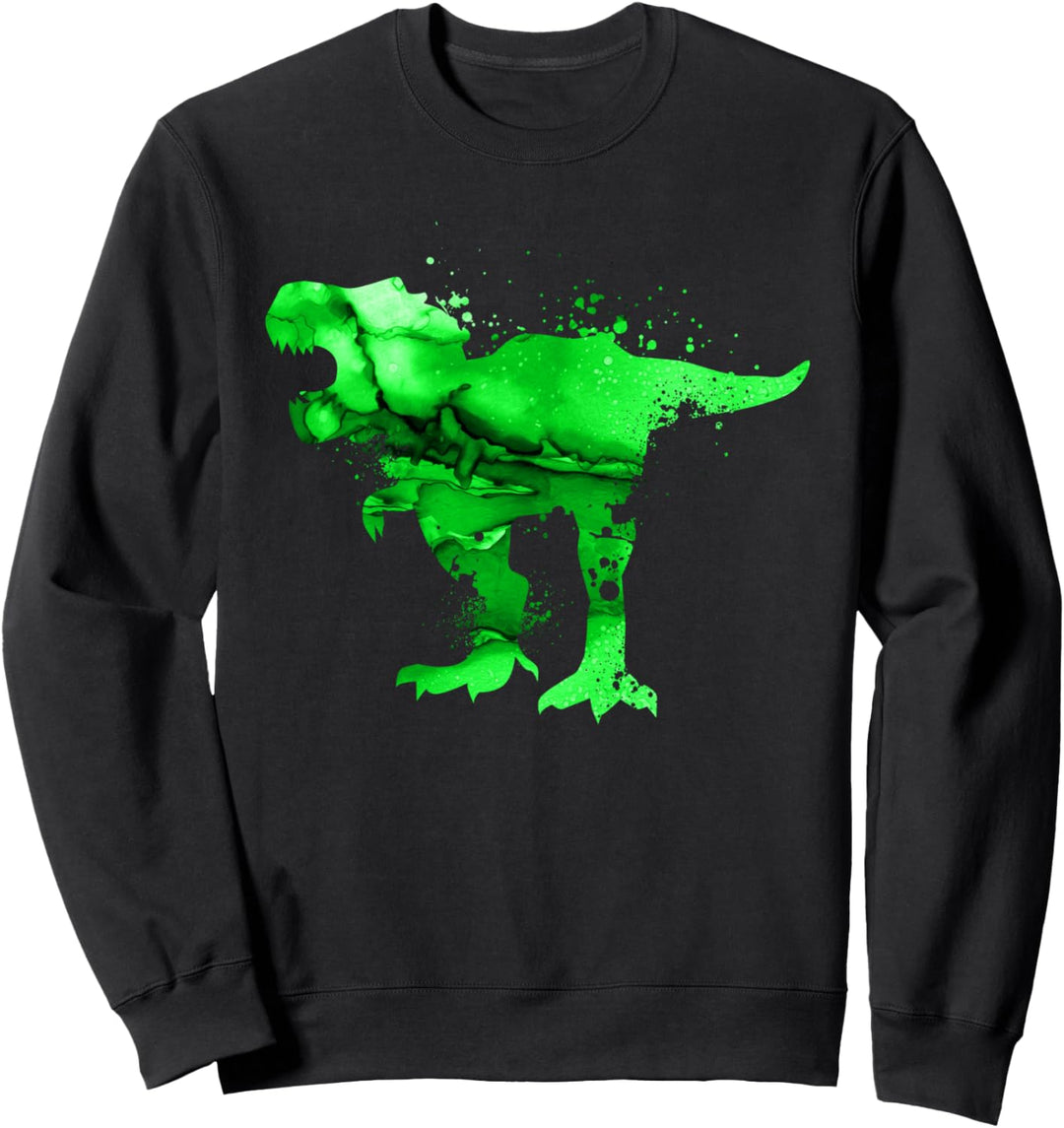 Dino Trex Silhouette | T-rex T rex Junge Herren Dinosaurier Sweatshirt