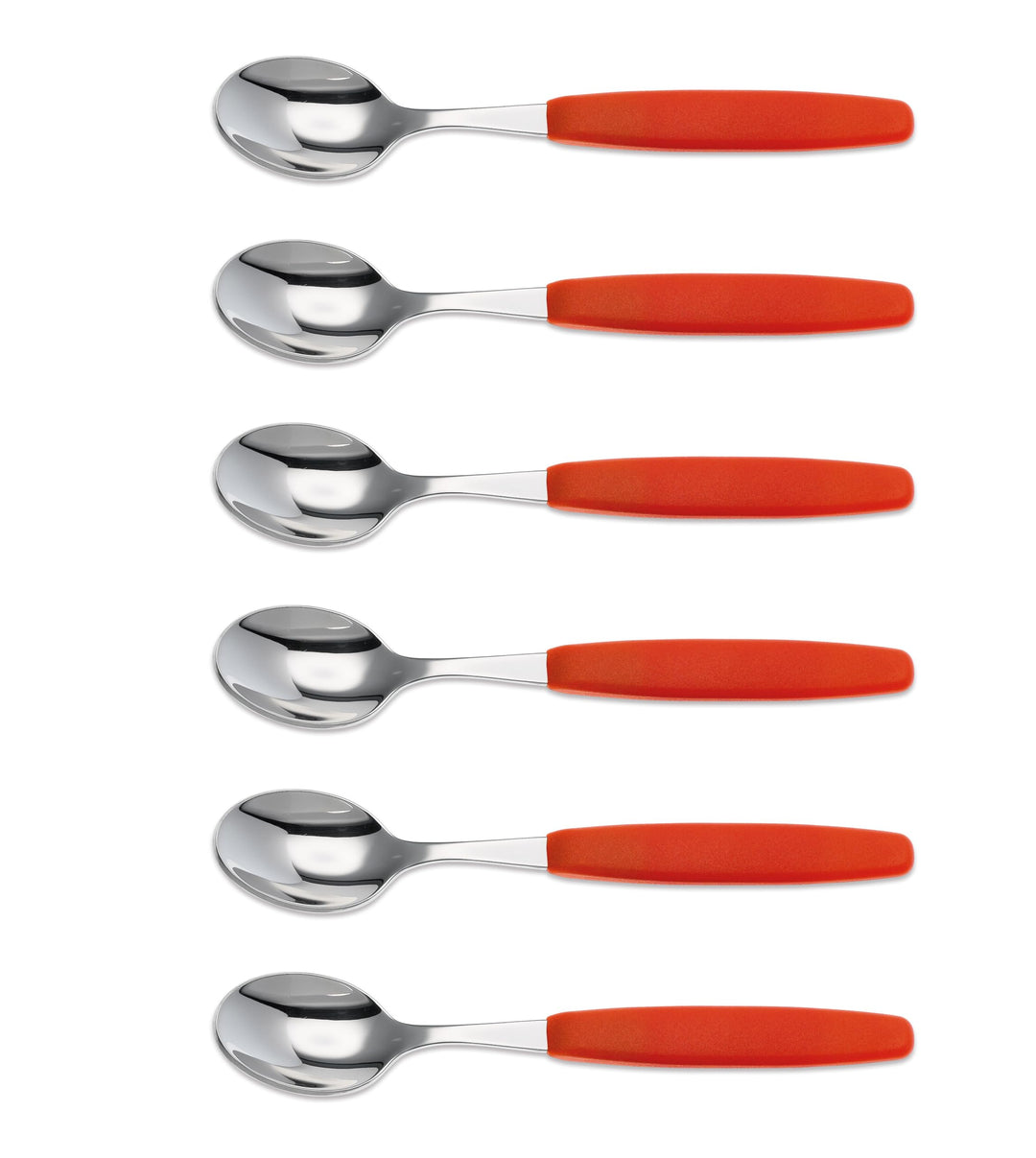 6er Set Giesser Messer Besteck Teelöffel Kaffeelöffel Löffel klein Rostfreier Stahl, Ergonomischer G