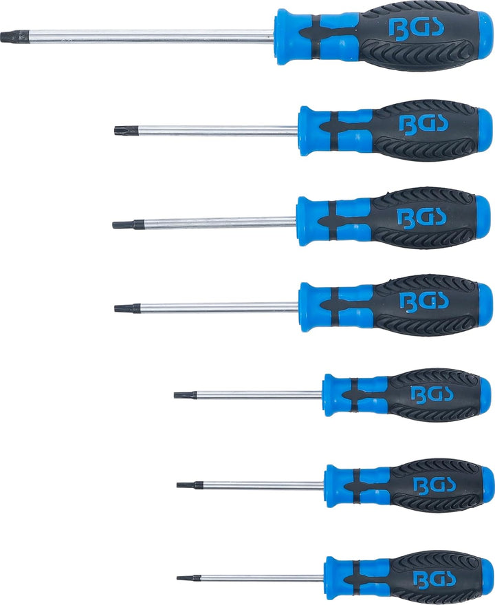 BGS 7846 | Schraubendreher-Satz | T-Profil (für Torx) | T10 - T40 | 7-tlg. 7-tlg. | T-Profil (für To