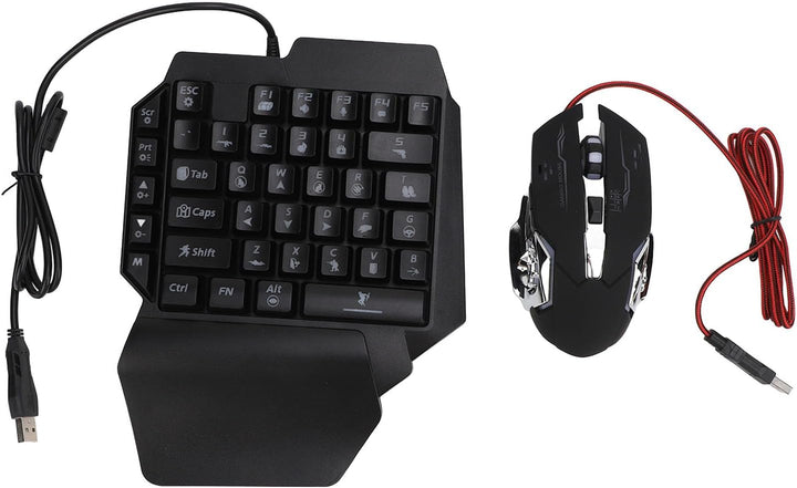 Gaming -Tastatur -Maus -Konverter Combo 4 in 1 Single Hand Mobile Game Keyboard -Maus -Adapter -Tele