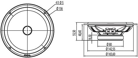 Focal ISU165 Integration ISU165 2-Wege Compo 16.5 cm 1 Paar / 2 Stück