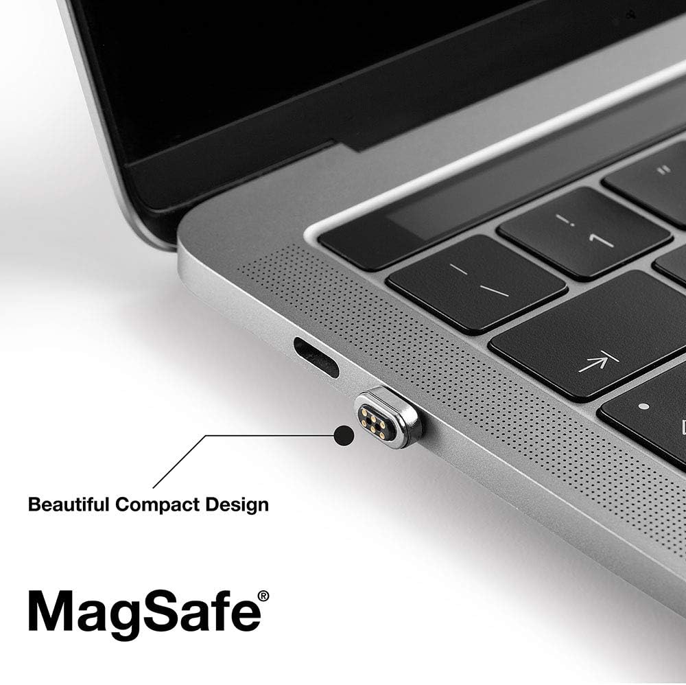 aiino italian ideas - MagPower USB-C auf USB-C (Apple MFI-Zertifiziert), 2M Magnetisches Lade, Kompa