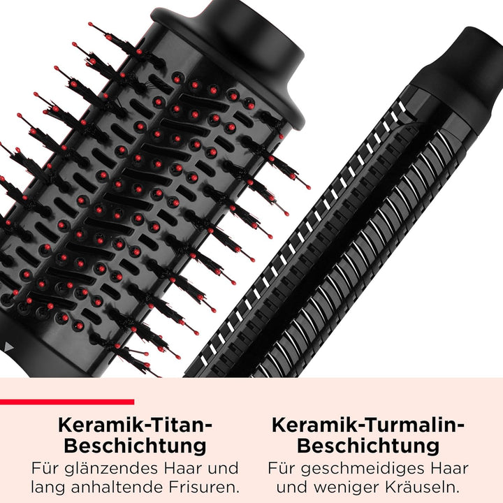 REVLON 5-in-1 One-StepTM-Haartrockner und Multi-Styler (abnehmbare Köpfe, Lockenaufsatz, Trockner, V