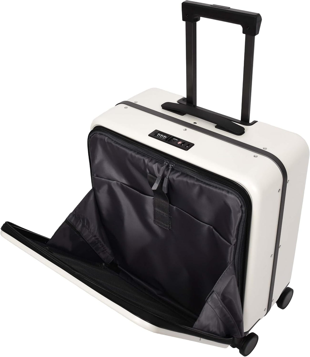 A1 FASHION GOODS Pilot Case Hard PC Laptop Tasche 4 Rollen Kabinengrösse Business Reise Gepäck Scoot