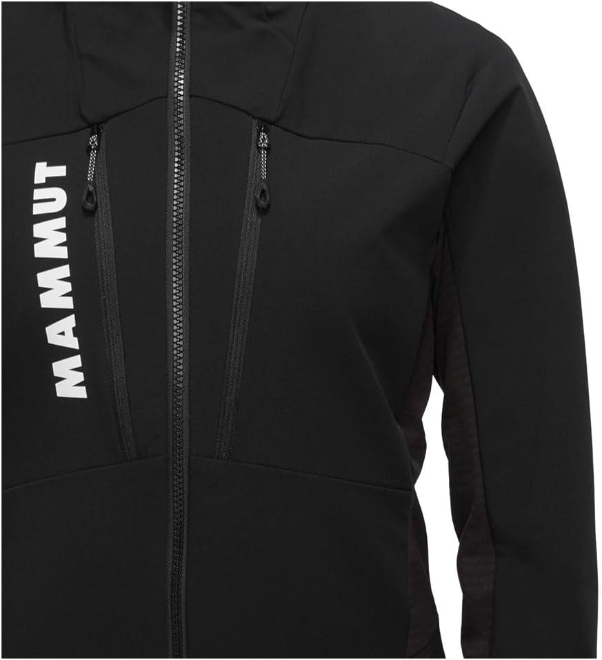 Mammut Damen Aenergy SO Hybrid Hoodie Jacke Softshelljacke Outdoorjacke M Schwarz, M Schwarz