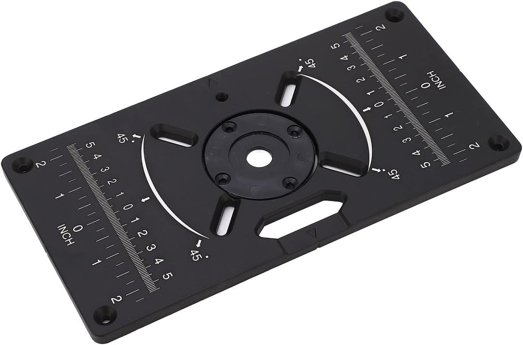 Router Table Insert Plate for Table Benches Router Jig Saw Trimmer with Edge Treatment and Grooving