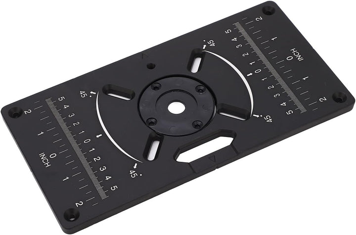 Router Table Insert Plate for Table Benches Router Jig Saw Trimmer with Edge Treatment and Grooving