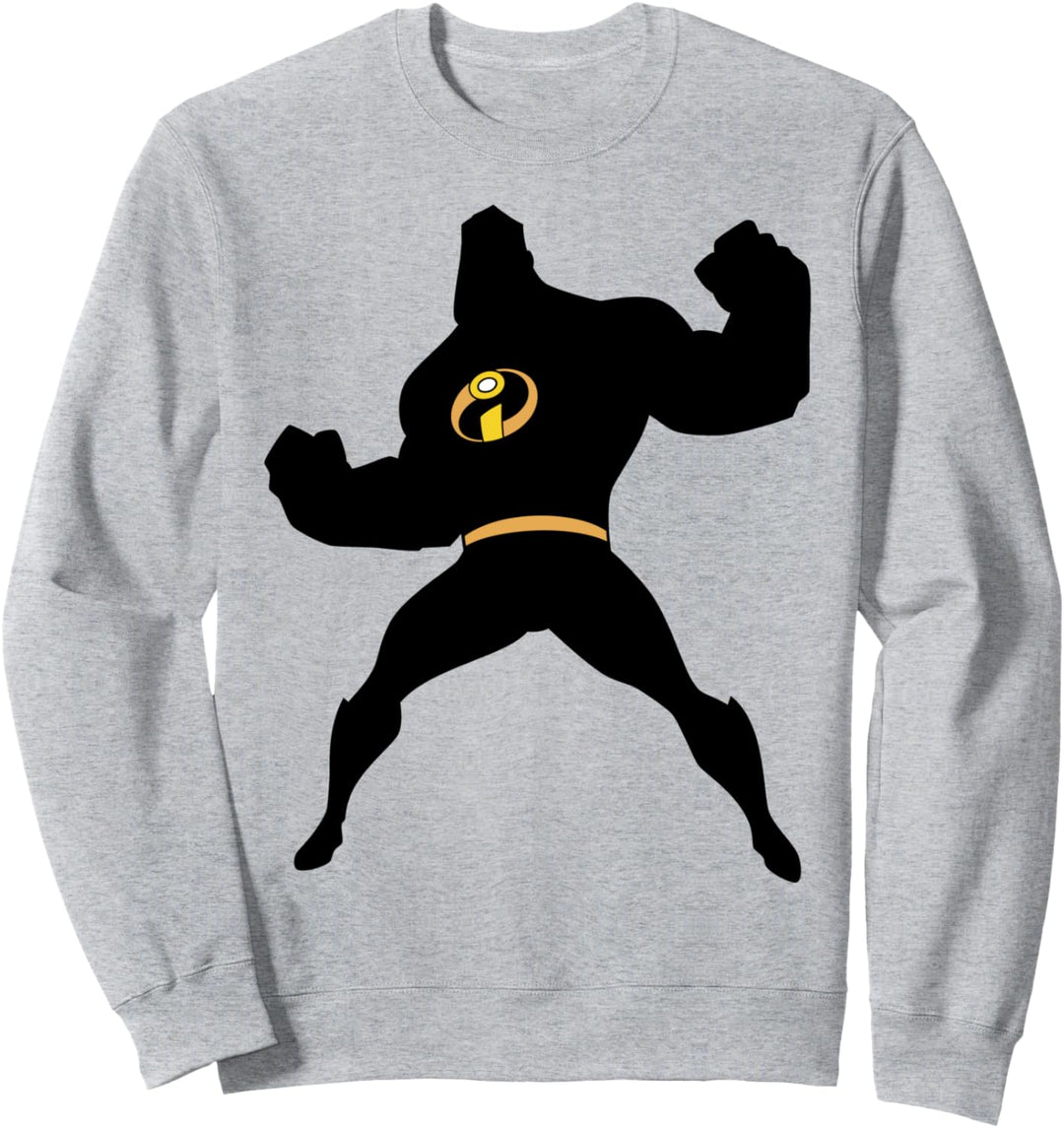 Disney Pixar Incredibles Mr. Incredible Silhouette Poster Sweatshirt