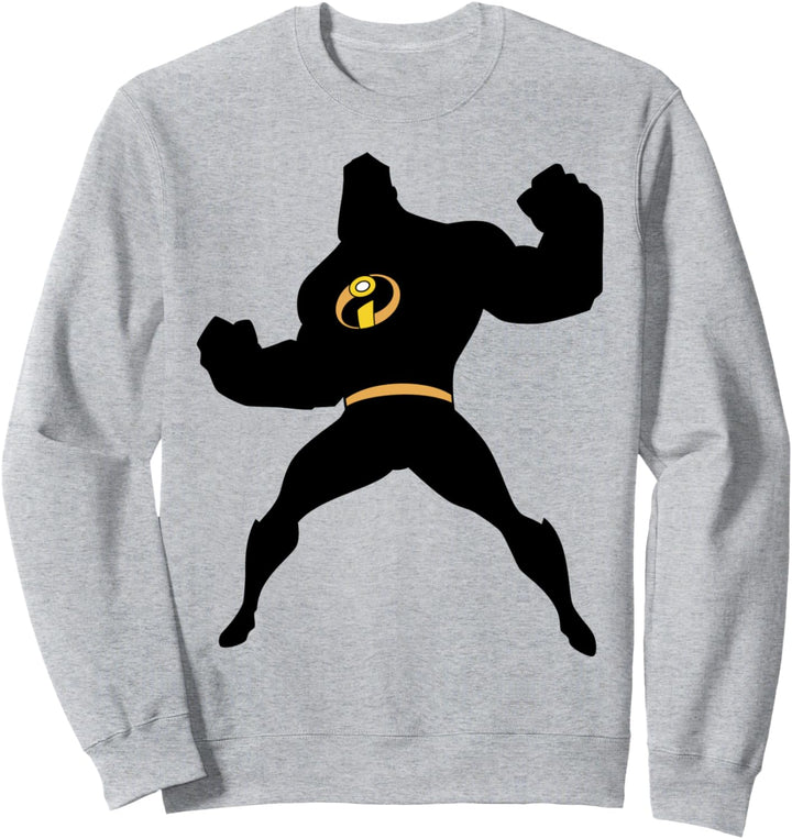 Disney Pixar Incredibles Mr. Incredible Silhouette Poster Sweatshirt
