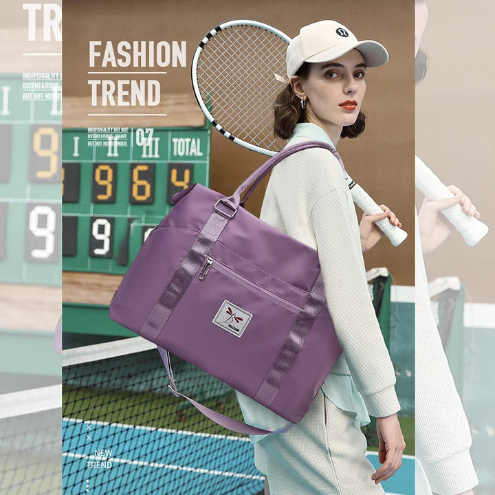 FANDARE Damen Reisetaschen Klassische Sporttaschen Herren Handgepäck Weekender Umhängetasche Übernac