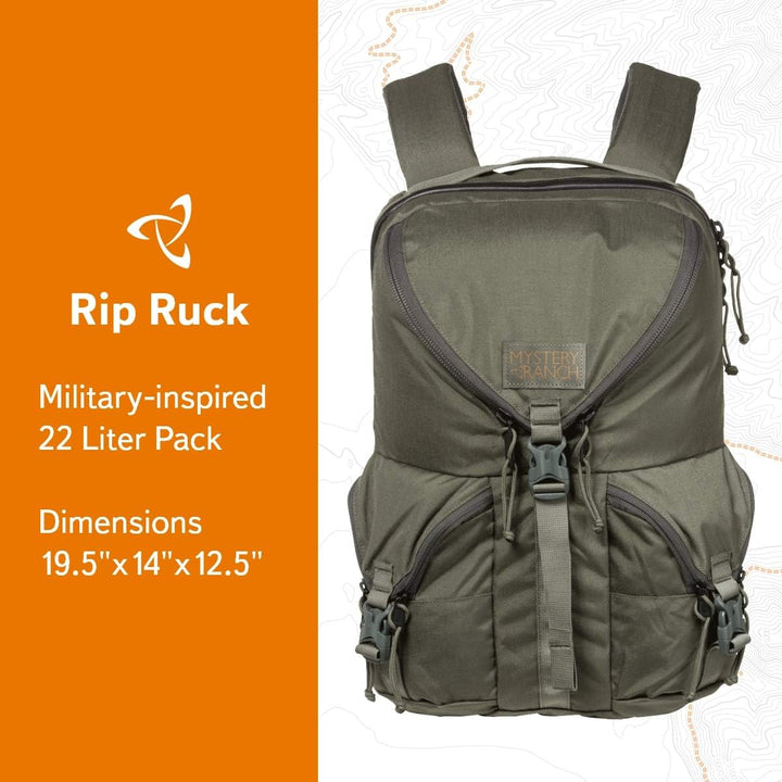 Mystery Rip Ruck Daypack 22 L Foliage Green, Foliage Green