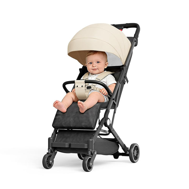 Kinderbuggy, Kinderwagen mit Sonnenschirm, Kinderwagen Zusammenklappbar, Buggy mit Liegefunktion, Ka