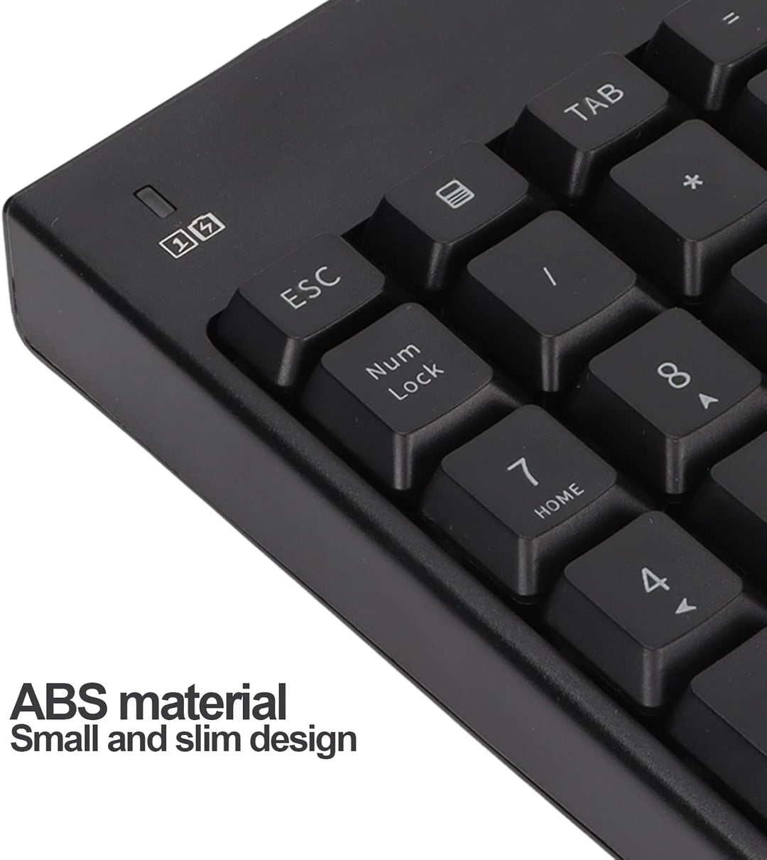 Goshyda Kabelloser Nummernblock, 2,4 GHz USB Wireless Numeric Keypad 22 Key Numpad Financial Account