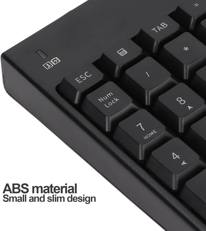 Goshyda Kabelloser Nummernblock, 2,4 GHz USB Wireless Numeric Keypad 22 Key Numpad Financial Account