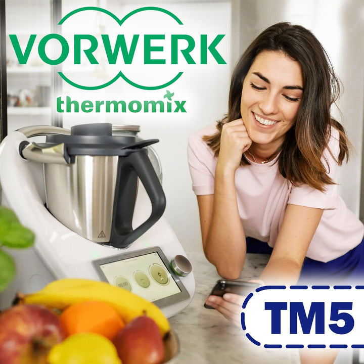 MONTERAL Satz Messer und Dichtungsring - für Vorwerk Thermomix TM5 Küchenmaschine - Garantie 10 Jahr
