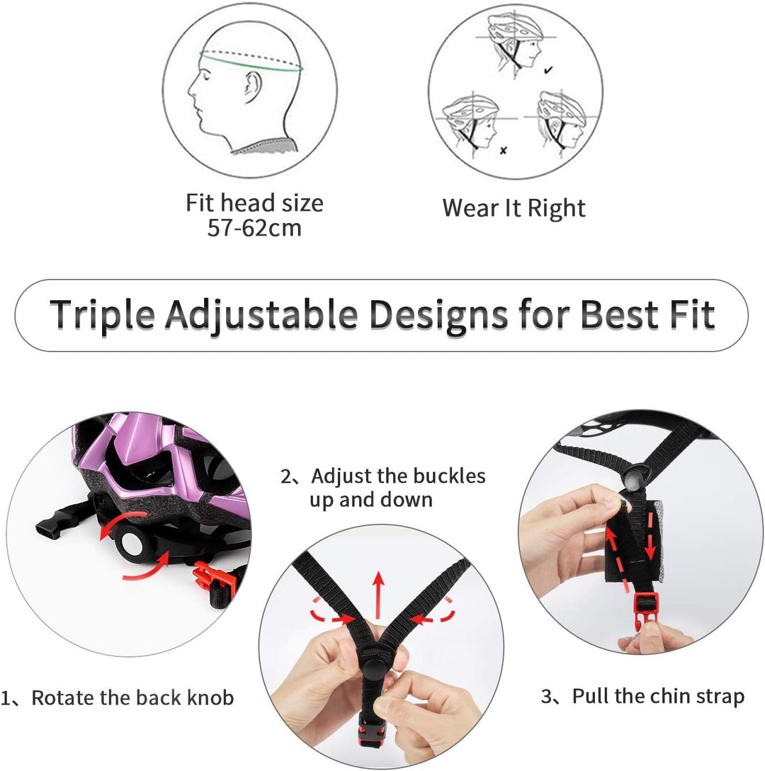 ioutdoor Premium Fahrradhelm, CE CPSC Zertifikat, Radhelm mit Abnehmbarer Sonnenblende und Insektenn