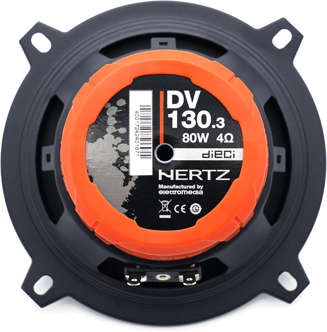 Hertz DSK 130.3 Lautsprecher Auto, Schwarz