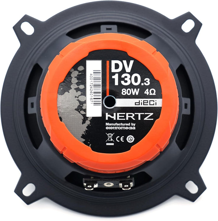 Hertz DSK 130.3 Lautsprecher Auto, Schwarz