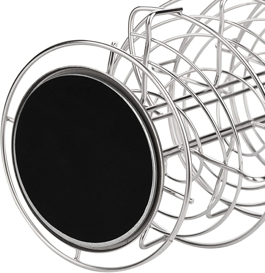 Toplife Eierspender, Eierspirale Edelstahl spiralförmiges Design, Eierständer Aufbewahrung für ca. 3