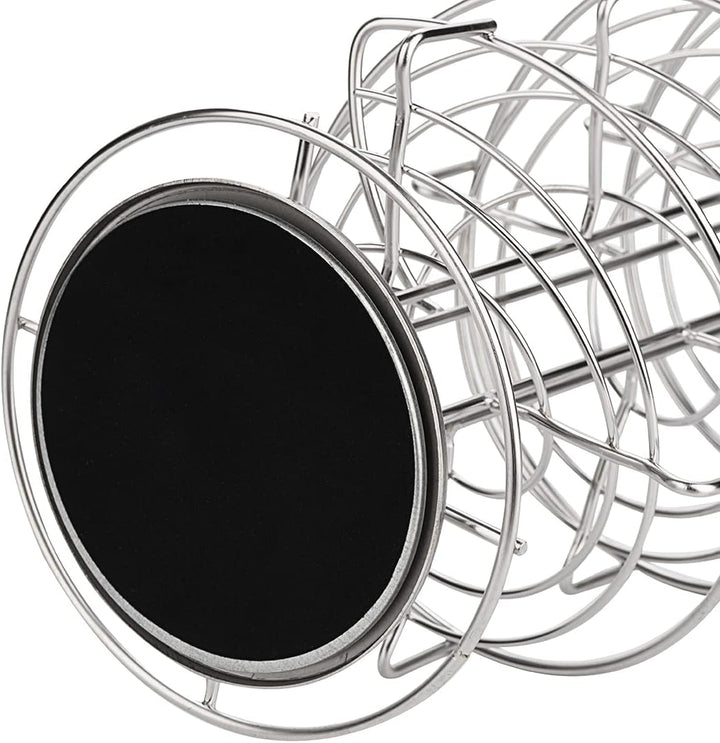 Toplife Eierspender, Eierspirale Edelstahl spiralförmiges Design, Eierständer Aufbewahrung für ca. 3
