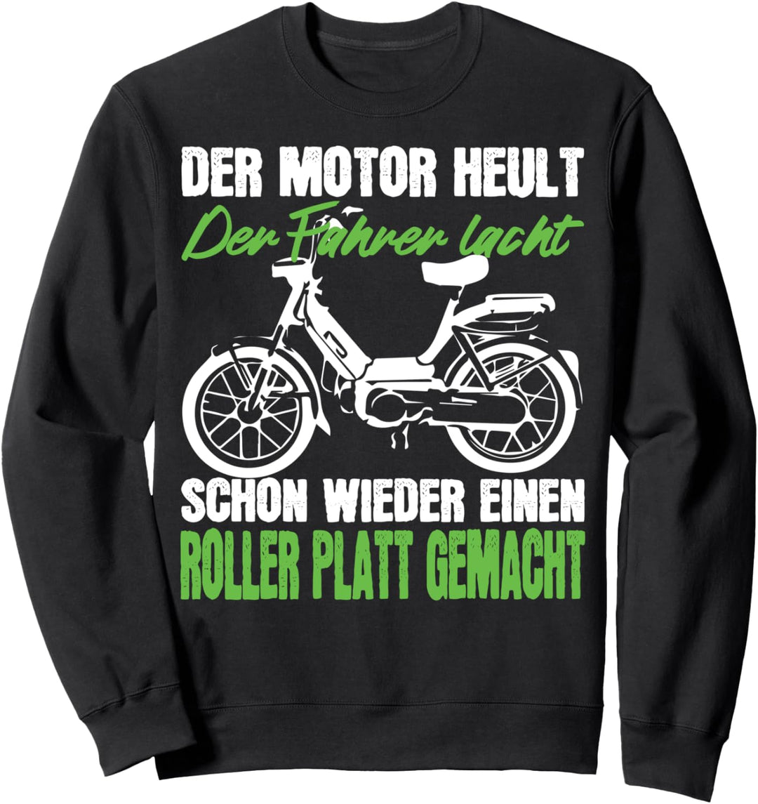 Mofa Roller Hercules Witziges Kreidler Sweatshirt