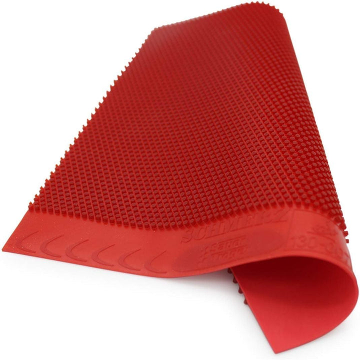 Tischtennis Belag | Lange Noppe Schmerz | Rot, Schwarz | OX, 0,5 | Sauer & Tröger Rot 0,5 mm, Rot 0,