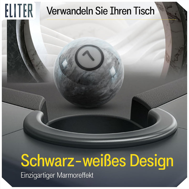 ELITER Billardkugel-Set aus Phenolharz, 16-teilig, 57,2 mm Poolbillardkugeln in Standardgrösse, glei