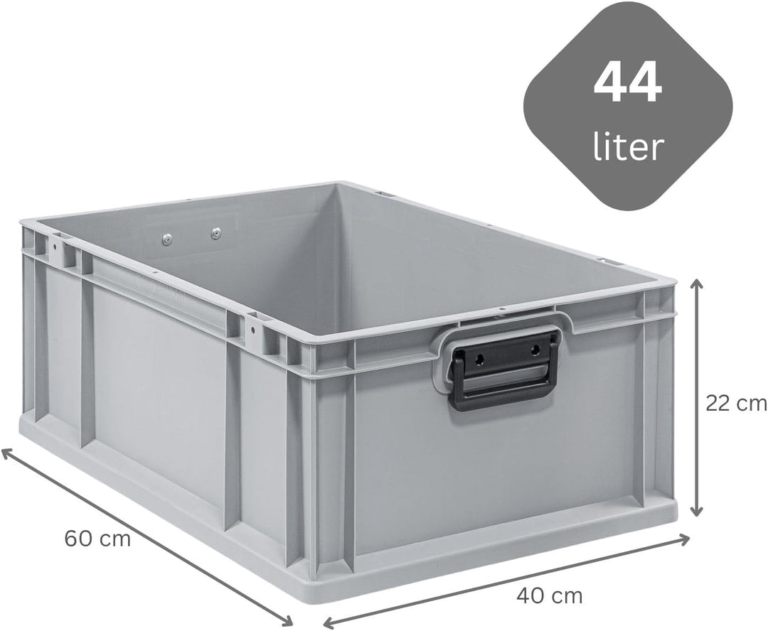 Mega Deal | 10x Proregal Eurobox NextGen Portable Duo |HxBxT 22x40x60cm HxBxT 22x40x60cm Grau, HxBxT