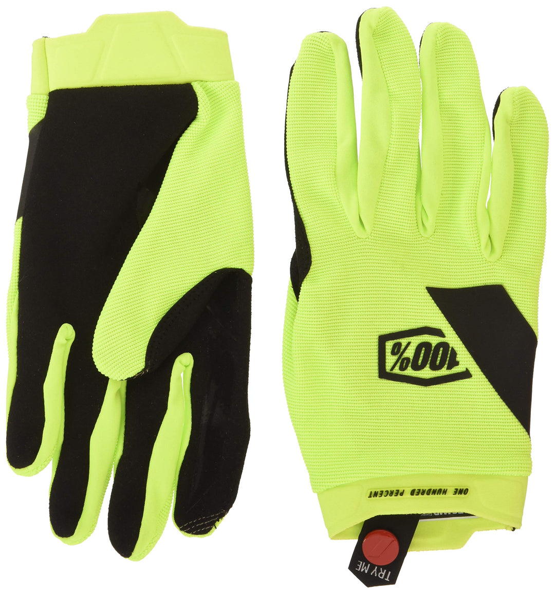 100 Percent Herren Ridecamp Glove Fluo Yellow - Lg Handschuh für besondere Anlässe, Amarillo, Median