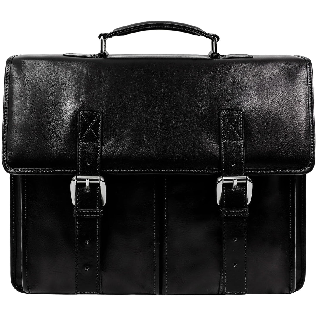 Time Resistance Leder Aktentasche Handgefertigte Umhängetasche Laptop Tasche für bis zu 15 Zoll Lapt