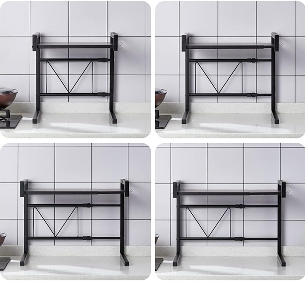 Ausziehbare Mikrowellenhalterung mit schwerer Belastung, Halterung für Mikrowelle, höhenverstellbar,