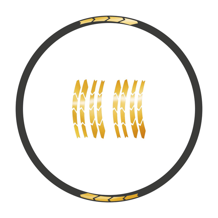 Riesel Design Aufkleber Fahrrad Felgen – 8 stylische Felgensticker für Erwachsene &amp; Kinder | Einfach