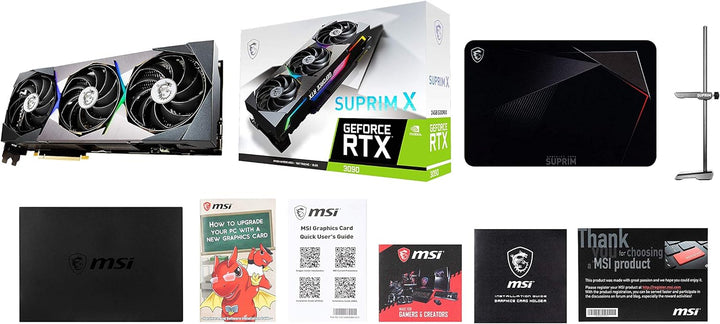 MSI GeForce RTX 3090 SUPRIM X 24G Gaming Grafikkarte - RTX 3090, 24GB GDDR6X, PCI Express Gen 4, Dis