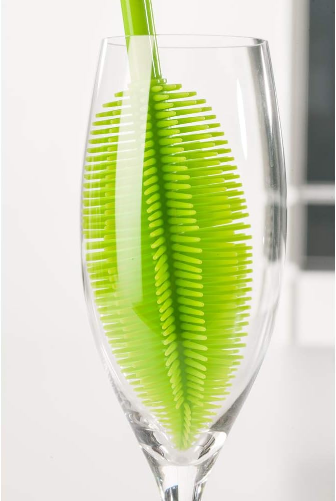 Kochblume Flaschenbürste 36cm | Premium-Silikon & BPA frei| Hitzbeständig | Spülmaschinenfest | Für