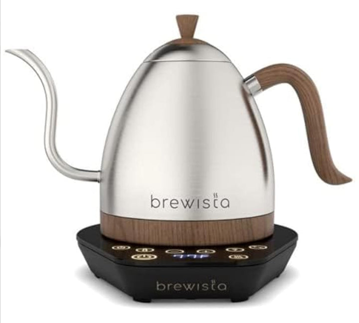 Brewista Artisan Stainless Steel | Elektrischer Wasserkocher | Schwanenhalsauslauf | Temperaturregel
