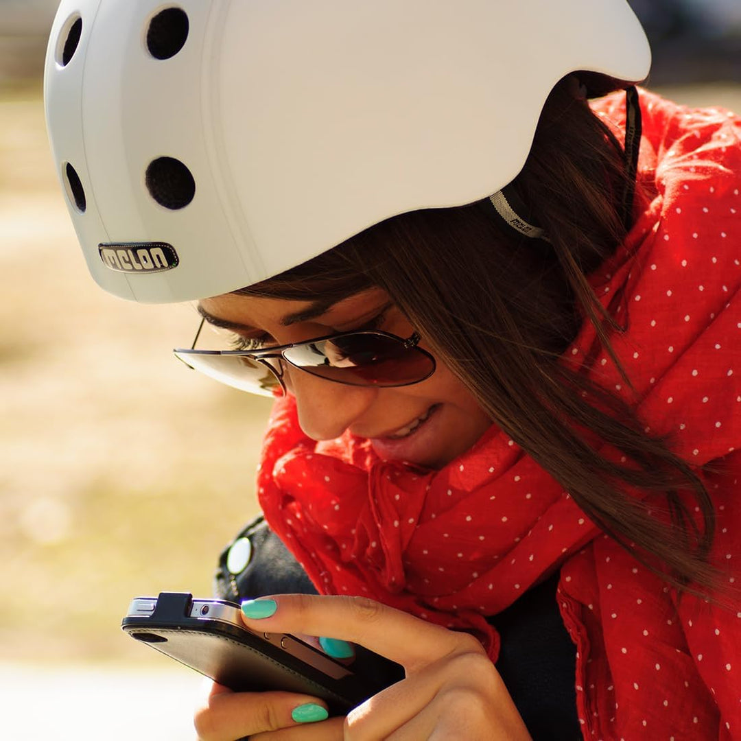 Melon »Decent Double Grey« Leichter und Cooler Fahrradhelm für Damen, Herren und Kinder mit maximale