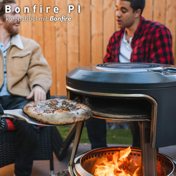 Solo Stove Bonfire Pi Fire Pizzaofen | Outdoor-Pizzaofen Zubehör für Bonfire Feuerstelle, Inkl. Trag