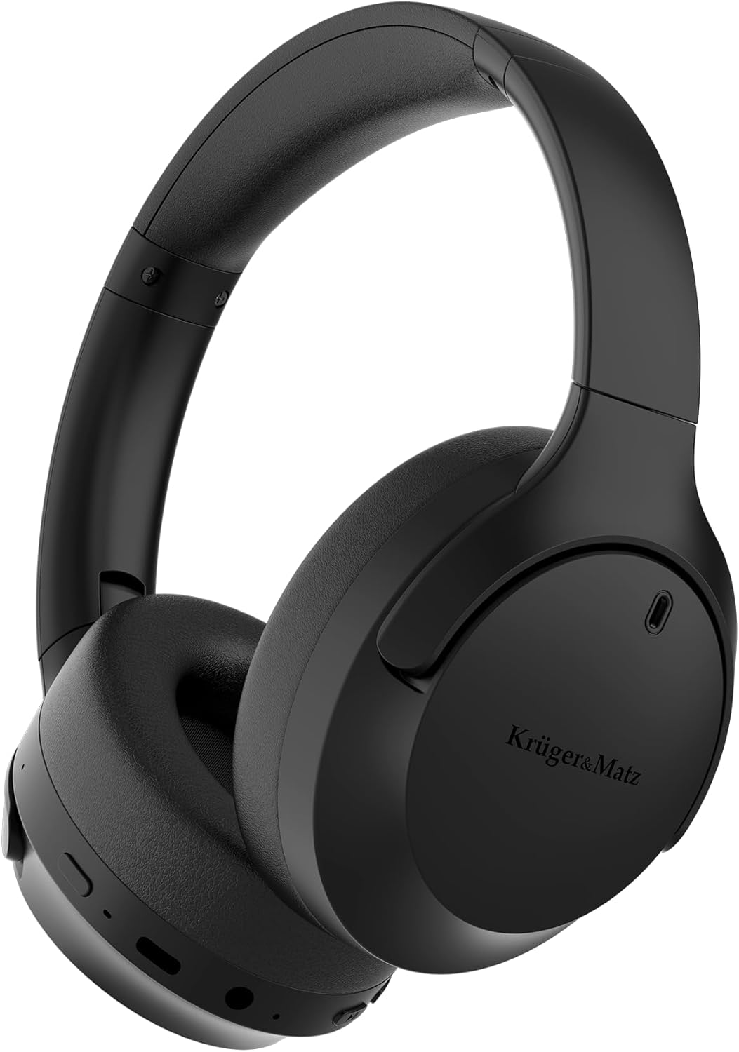 Krüger&Matz Drahtlose Ohrhörer Street 4 Eingebautes Mikrofon ANC-Funktion Bluetooth 5.4 Schwarz